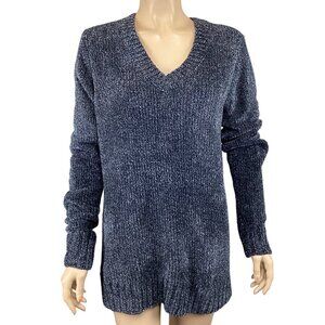 Orvis NWT Chenille Heathered‎ V-Neck Sweater Medium Cozy & Stylish